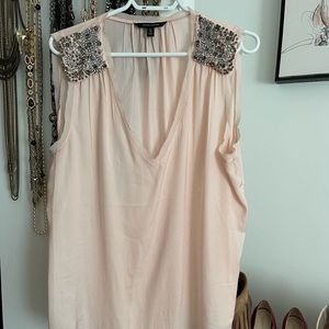 Banana republic embellished blouse